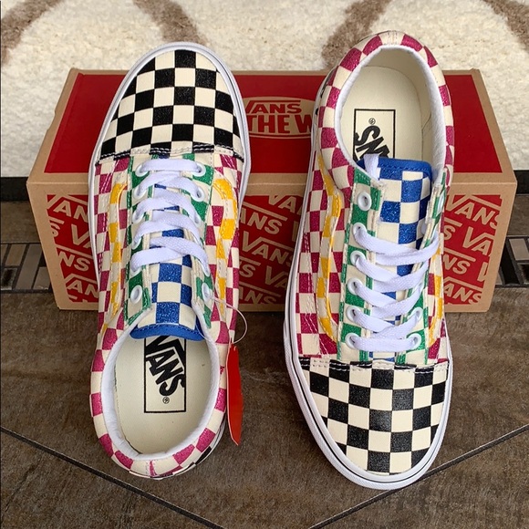 • VANS OLD SKOOL GLITER CHECK MULTITRWHT WMNS - Picture 11 of 16
